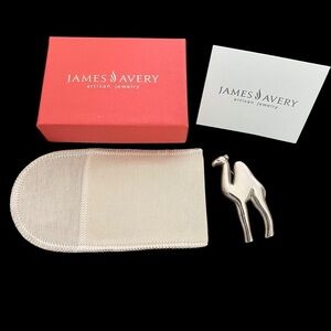 Retired James Avery CAMEL Brooch Pin Sterling Silver Vintage Hallmarked Signed